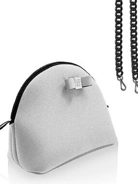 Save My Bag's T-Moon Silver Crossbody Lycra Bag